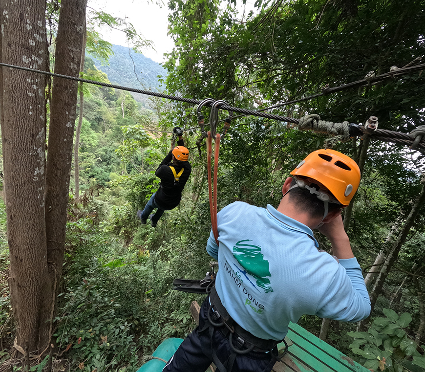 zipline-laos